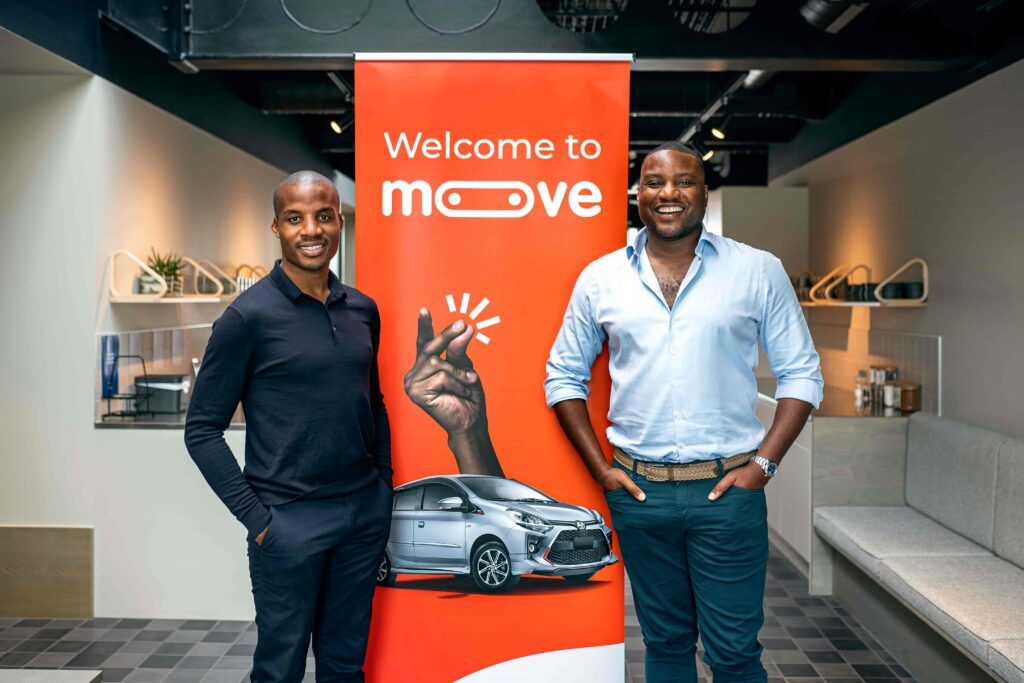 Moove co-founders, Jide Odunsi and Ladi Delano.